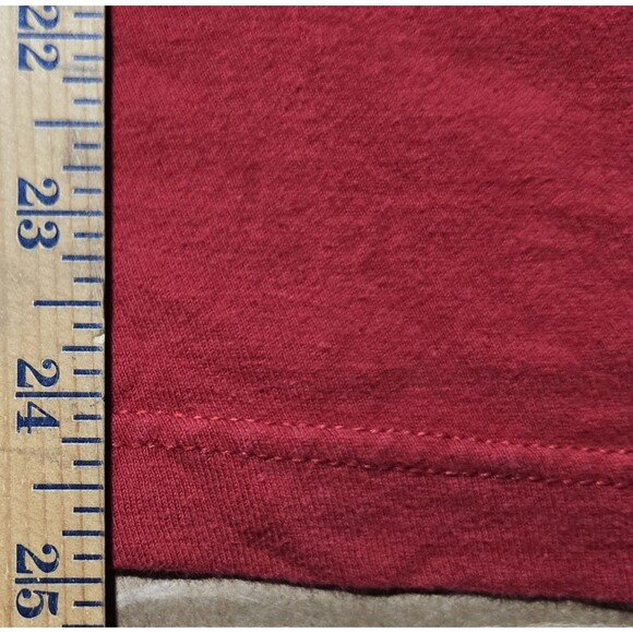 Sleeping With Sirens Shirt Retro Hot Topic Anchor Heart Logo Small Red Tultex - Picture 6 of 10